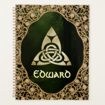 森の影のケルト三位一体ノット