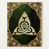 森の影のケルト三位一体ノット プランナー手帳 (裏面)