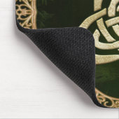 森の影のケルト三位一体ノット マウスパッド (コーナー)