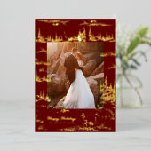 森の思い出 箔シーズンカード (立ち正面)