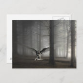 森の悲しい天使 ポストカード (正面/裏面)