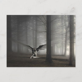 森の悲しい天使 ポストカード