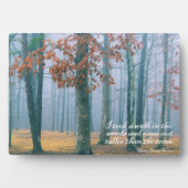 森の散歩 フォトプラーク (正面)