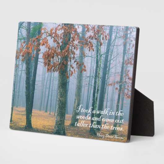 森の散歩 フォトプラーク (側面)