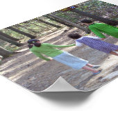 森の散歩 ポスター (角)