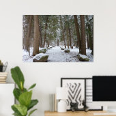 森の散歩 ポスター (ホームオフィス)