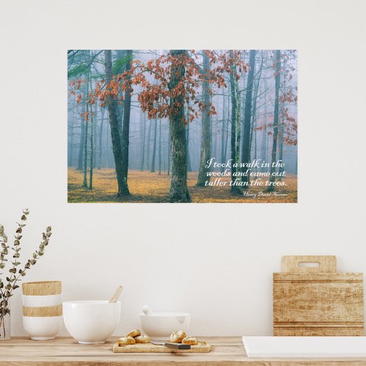 森の散歩 ポスター (キッチン)