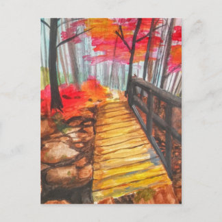森の散歩 ポストカード