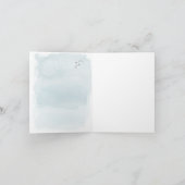 森の新しい松の首が動く   ノートカード (内部)