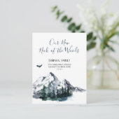 森の新しい首が動く 案内ポストカード (スタンド正面)