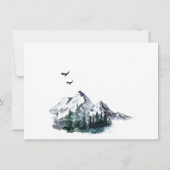 森の新しい首の動く告知カード 案内状 (裏面)