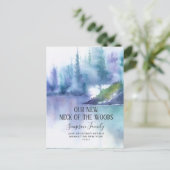 森の新しい首の動く発表 ポストカード (スタンド正面)