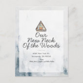 森の新しい首の動く発表 ポストカード (正面)