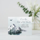 森の新しい首の動く発表 ポストカード (スタンド正面)