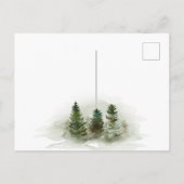 森の新しい首の動く発表 案内ポストカード (裏面)