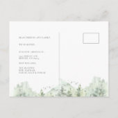 森の新しい首の動く発表 案内ポストカード (裏面)