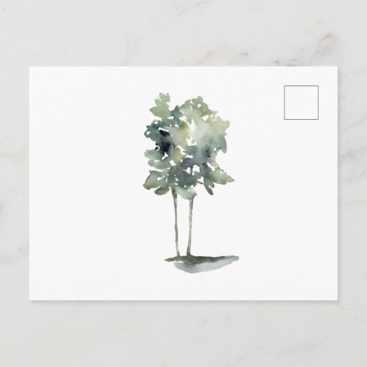 森の新しい首の動く発表 案内ポストカード (裏面)