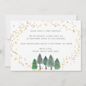 森の新しい首の動く素朴発表 案内状 (裏面)