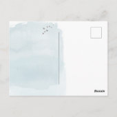 森の新しい首の山々が動く ポストカード (裏面)