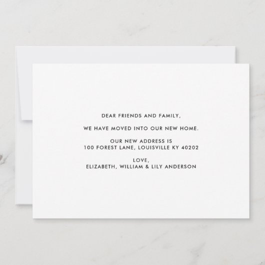 森の新しい首の山を移動 案内状 (裏面)