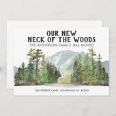 森の新しい首の山を移動 案内状 (正面/裏面)