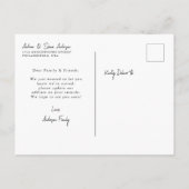 森の新しい首の新しいアドレス移動 案内ポストカード (裏面)