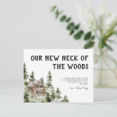 森の新しい首の新しいアドレス移動 案内ポストカード (スタンド正面)