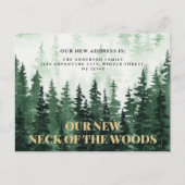 森の新しい首の新しいアドレス ポストカード (正面)