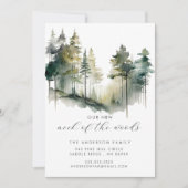 森の新しい首の新しいアドレス 案内状 (正面)