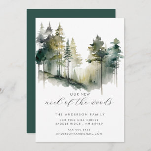 森の新しい首の新しいアドレス 案内状