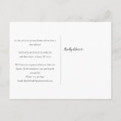 森の新しい首の新しいホームアドレス 案内ポストカード (裏面)