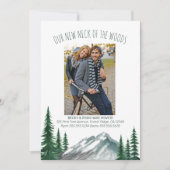 森の新しい首の森の写真の移動 案内状 (正面)