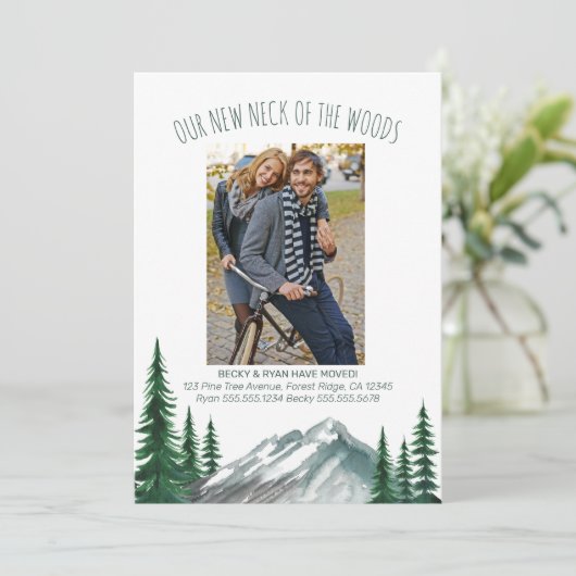 森の新しい首の森の写真の移動 案内状 (スタンド正面)