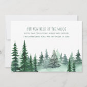 森の新しい首の森の松の動き 案内状 (正面)