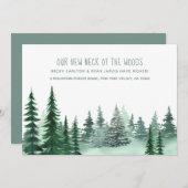 森の新しい首の森の松の動き 案内状 (正面/裏面)