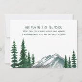 森の新しい首の森の松の移動 案内状 (正面)
