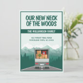 森の新しい首の緑の森が動く 案内状 (スタンド正面)