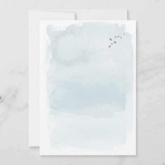 森の新しい首パインキャビン移動 招待状 (裏面)