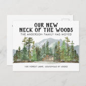 森の新しい首マウンテンハウスモーニング 案内ポストカード (正面/裏面)