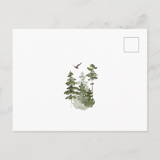 森の新しい首 |お知らせ情報の移動 ポストカード (裏面)