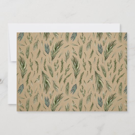 森の新しい首 |お知らせ 案内状 (裏面)