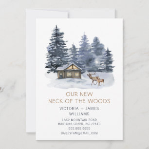 森の新しい首  お知らせ 案内状