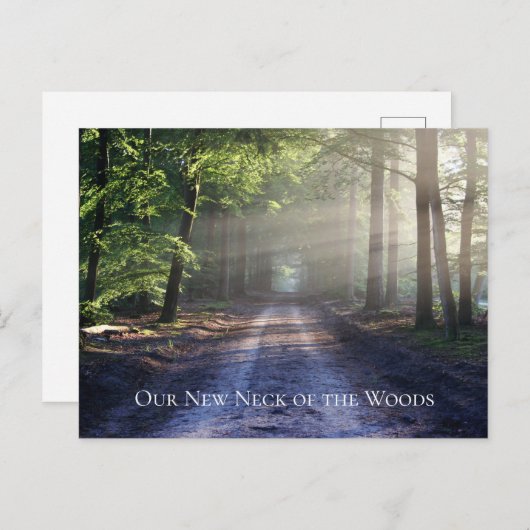 森の新しい首 ポストカード (正面/裏面)