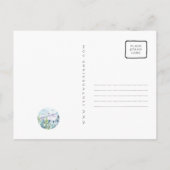 森の新しい首|引っ越し案内 案内ポストカード (裏面)