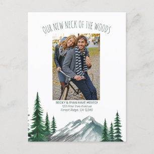 森の新首の写真が動く シーズンポストカード