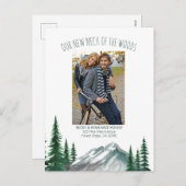 森の新首の写真が動く シーズンポストカード (正面/裏面)