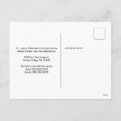 森の新首の写真が動く シーズンポストカード (裏面)