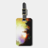 森の日の出 ラゲッジタグ (正面縦)