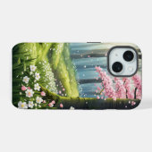 森の春 iPhone 15ケース (裏面横)