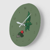 『森の時計の散歩』 ラージ壁時計 (傾斜)